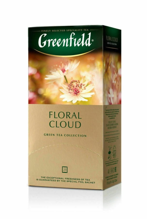 Floral Cloud Green Tea, Greenfield, 25tb Eurofood Tricity